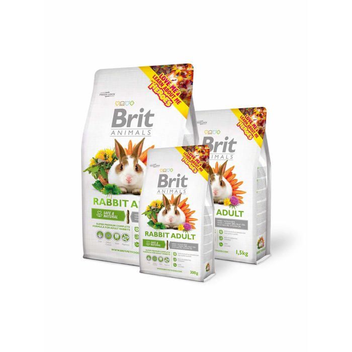 Nourriture pour Lapin Adulte - Brit - Granulé - 3 kg