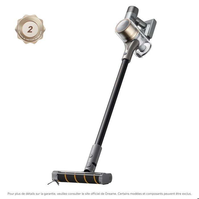 Dreame R30 - Aspirateur Balais sans Fil -22kPa 190 AW Aspiration 90 Min Autonomie Brosse Latérale Nettoyage Multi-Surfaces
