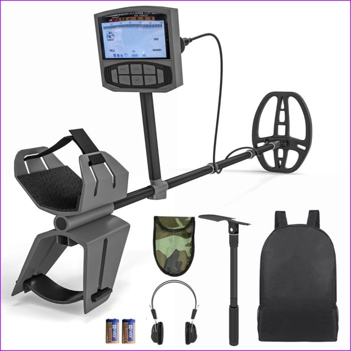 Outils Électriques &amp  Pneumatiques - Détecteur de Métal Adulte 5 Modes IP68 Écran LCD - Gris Foncé