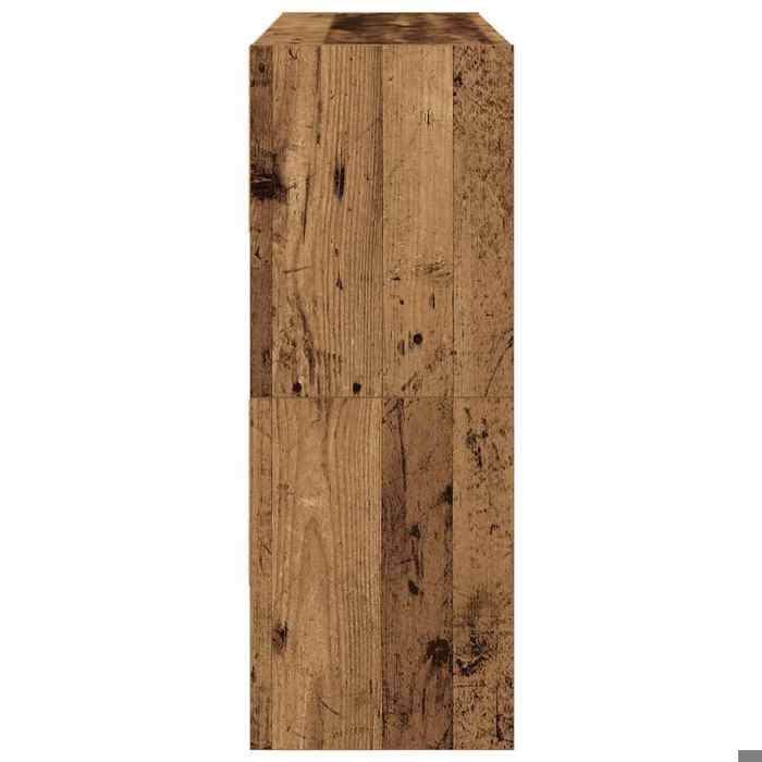 Étagères à chaussures empilables 2 pcs vieux bois 895x30x40 cm_2 ans garantie_11743