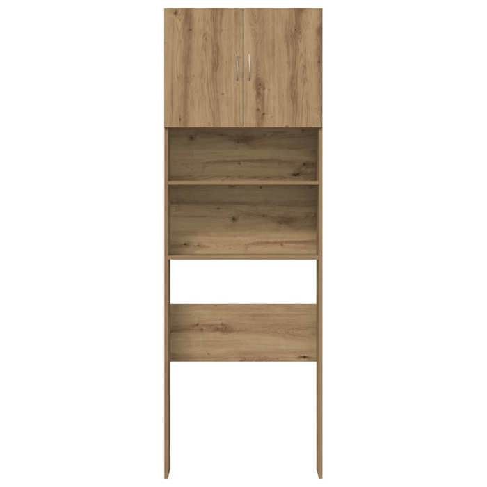 Meuble de machine à laver chêne artisanal bois dingénierie_2 ans garantie_51129