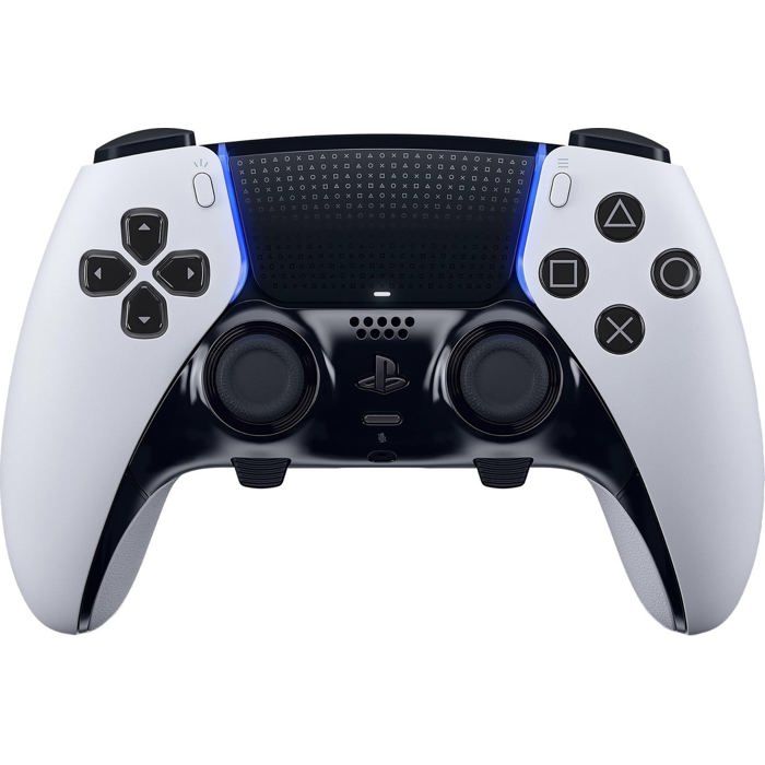 Manette de jeu sans fil - SONY - DualSense Edge - PS5 - Bluetooth et USB-C - Batterie intégrée - Noir / Blanc