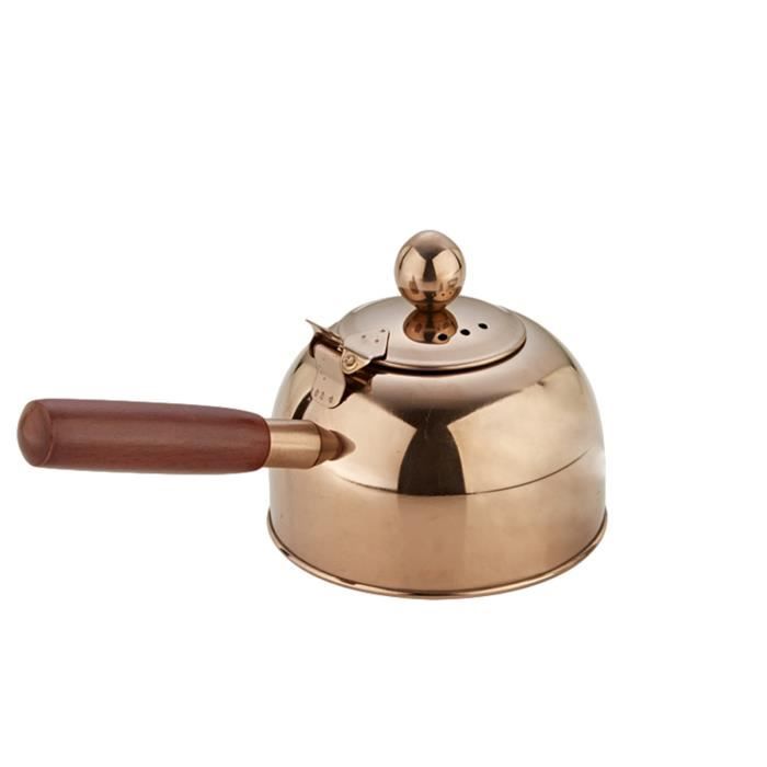 Bouilloire En Acier Inoxydable 2,3 Litres, Théière à Sifflet Poignée Cool Briebe BRIEBE