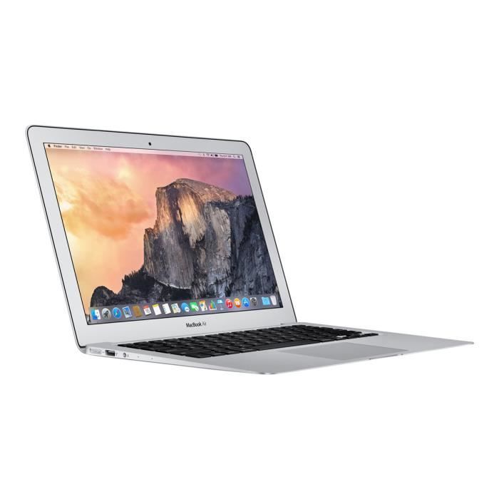 Top achat PC Portable Apple MacBook Air Core i5 1.4 GHz OS X 10.12 Sierra 4 Go RAM 128 Go stockage flash 13.3" 1440 x 900 HD Graphics 5000 Wi-Fi pas cher