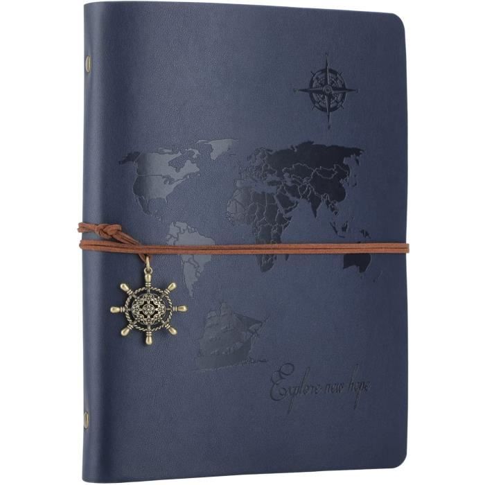 A5 Carnet de Notes Blanc Cahier de Voyage Diary Notebook Croquis Dessin  RechargeableCarte du Monde[281] - Cdiscount Beaux-Arts et Loisirs créatifs