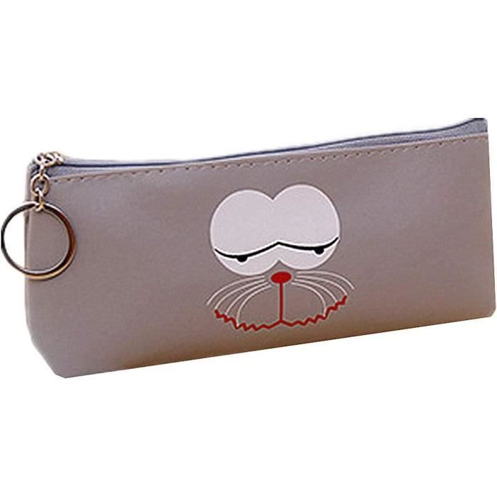 Trousse à Crayons Avec Nœud Mignon Dayysiuy - 20x8x8 Cm, En Coton Matelassé, Pour école, Maquillage, Rangement