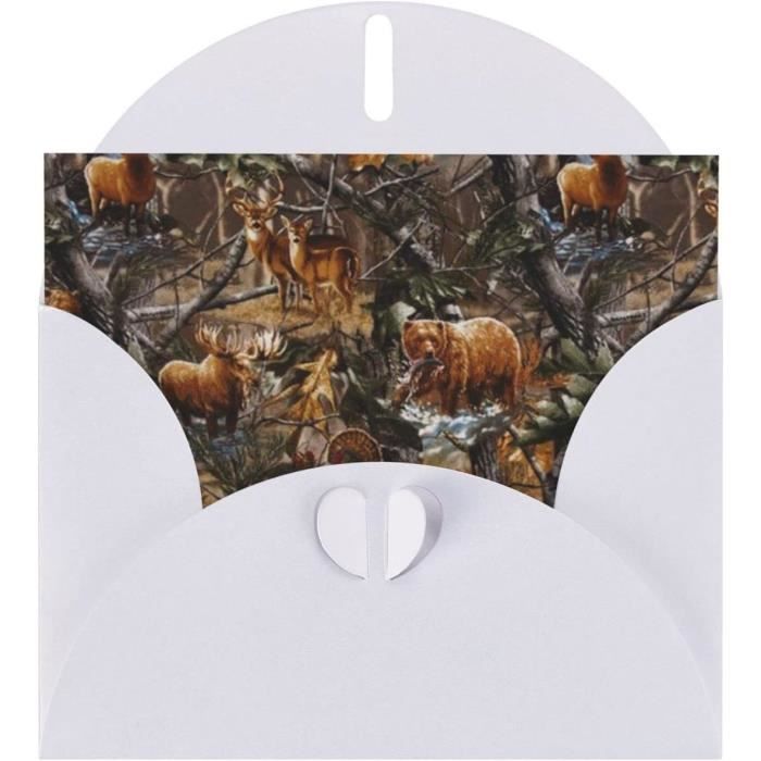 Lot De 2 Cartes De Vœux Avec Enveloppes Blanches - Motif Oiseaux Multicolore - Thème Noël