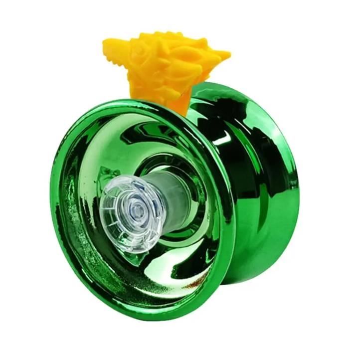 Vert - Yoyo en métal coloré pour enfants, Yo-yo professionnel en alliage à  3 roulements avec anneau à cordes