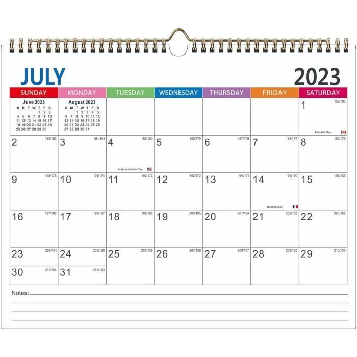 Organisation Bureau Maison Calendrier De Bureau 2025 AEYAKA - 20x20.5cm, Vue Mensuelle Et Quotidienne Calendrier Pour 2026