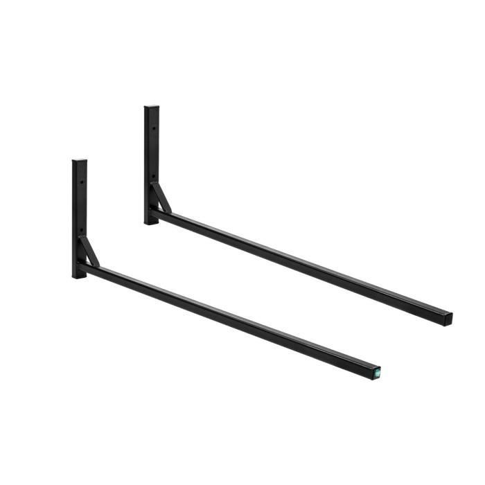 Support Mural Acier Pour Coffre De Toit QLS - 82cm, Charge 40kg