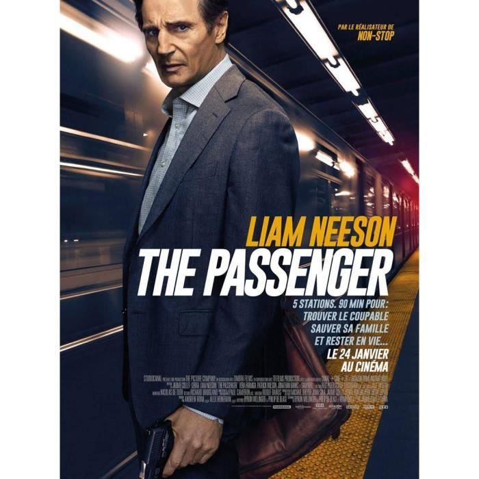 The Passenger - 2018 - Liam Neeson, Vera Farmiga - 116x156cm - AFFICHE  ORIGINALE de Cinéma - Envoi Plié - Cdiscount