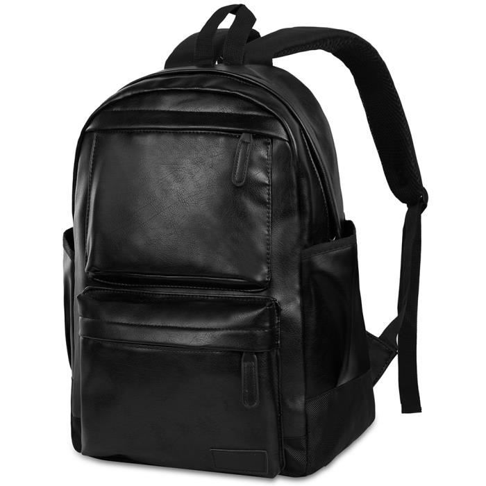 Sac a dos homme cuir noir