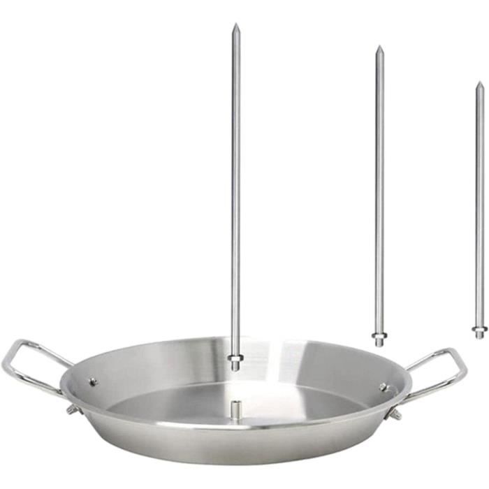 Brochette De Barbecue Verticale En Acier Inoxydable Pour Barbecue