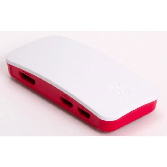 Raspberry Pi® Boîtier pour Ordinateur monocarte Convient pour: Raspberry Pi® 5 B Rouge, Blanc
