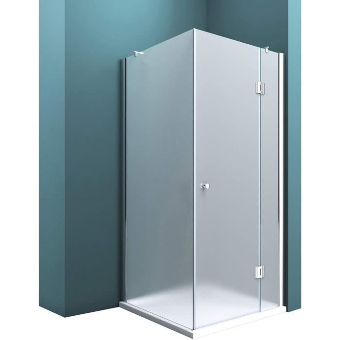 Mai & Mai Cabine de douche en angle 70x120 une porte paroi de douche
