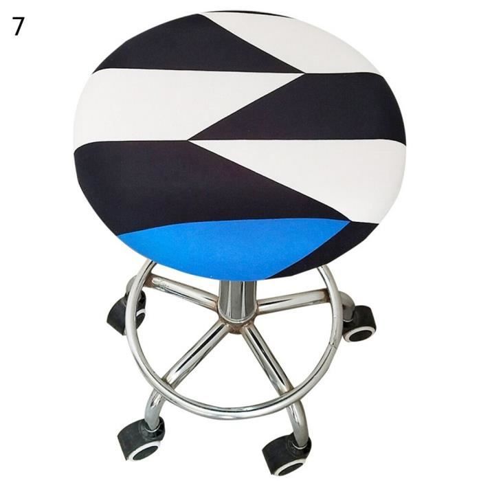 HOUSSE DE CANAPE Housse de tabouret de bar rond 2 pièces - Maison
