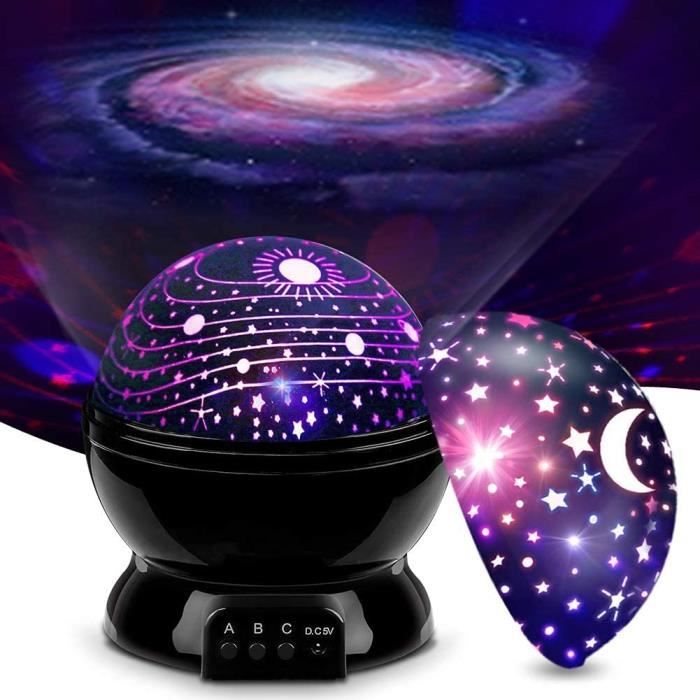 Veilleuse Enfant Etoile Projection Rotation A 360 Lampe Projecteur Lumiere Plafond Led Veilleuse Bebe 8 Modes De Couleur Cdiscount Puericulture Eveil Bebe