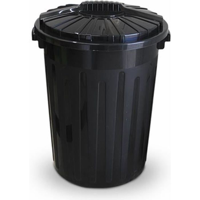 Tri Sélectif Poubelle Vintage 100l Poubelle 100L Avec Couvercle