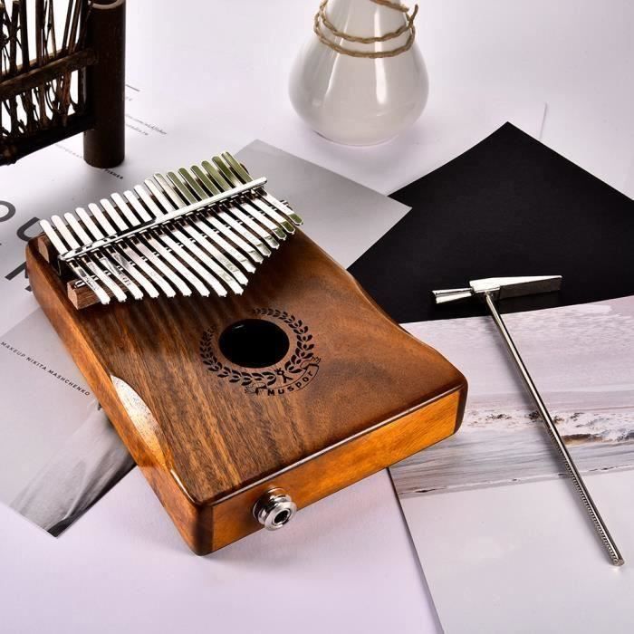 Homyl 17 Instruments /à Percussion Bois Kalimba Mbira Finger Thumb Piano