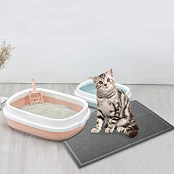 Tapis De Litiere Pour Chat Tapis Litiere Chat Anthracite Tapis Pour Bac A Litiere Etanche De Format Tres Grande Taille Xl 91 Cdiscount