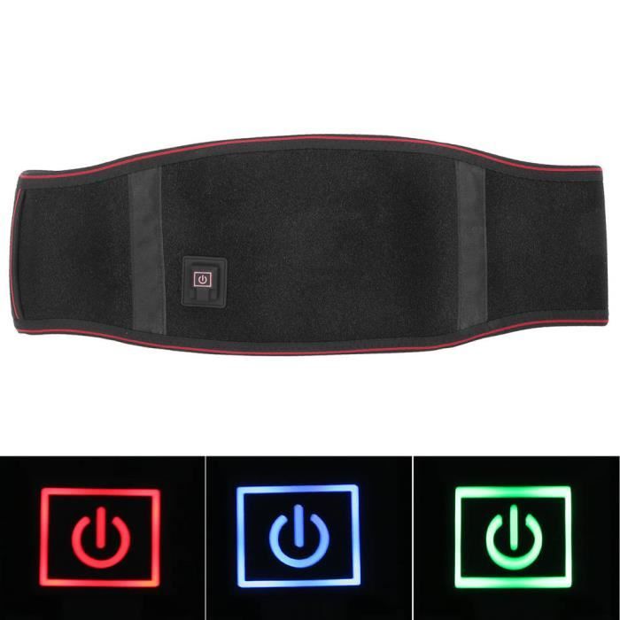 Ceinture Chauffante Dorsale - Coussin Chauffant Pour Le Dos, Support Lombaire, Noir, Neuf