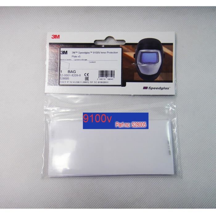 Lot De 10 Lentilles De Protection Transparentes 138×122 Mm – Pour Casque De Soudage, Polycarbonate Robuste