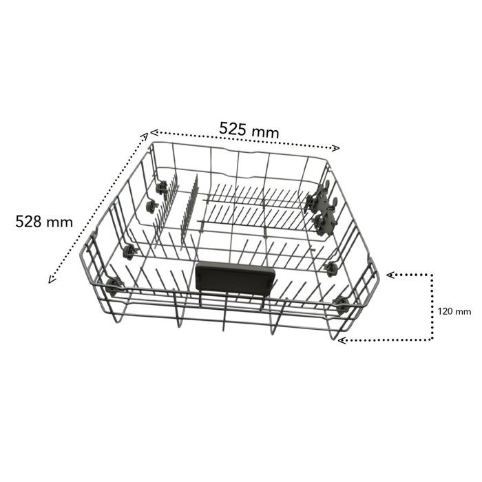 Panier inférieur pour lave-vaisselle BEKO, FAR, CONTINENTAL EDISON