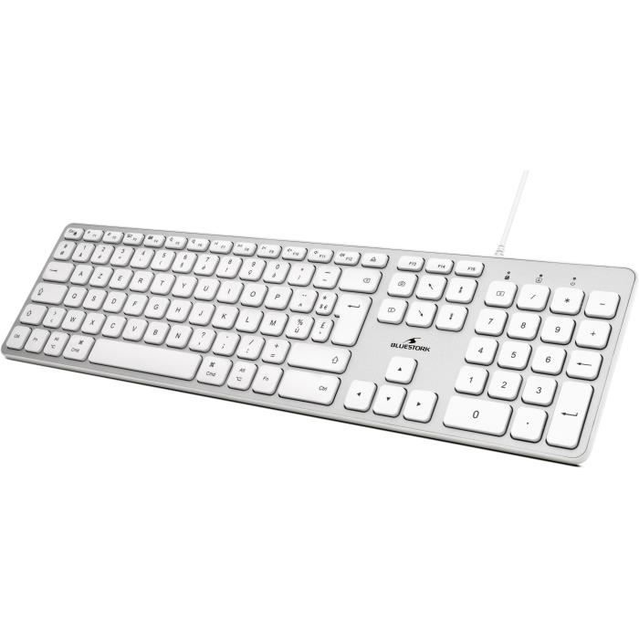 Clavier Bluestork Clavier Bluetooth pour Mac sans Fil Rechargeable