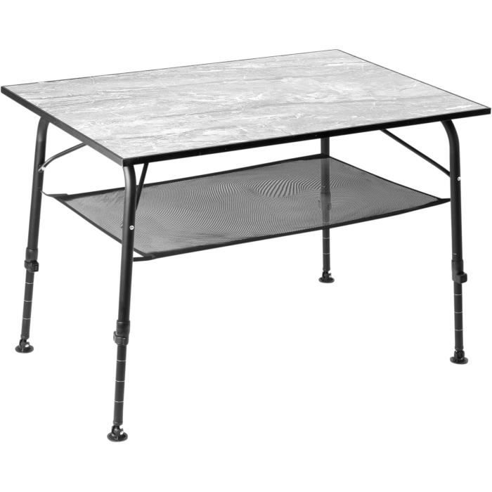 brunner elu light 100 table pliante en aluminium 100 x 70 cm