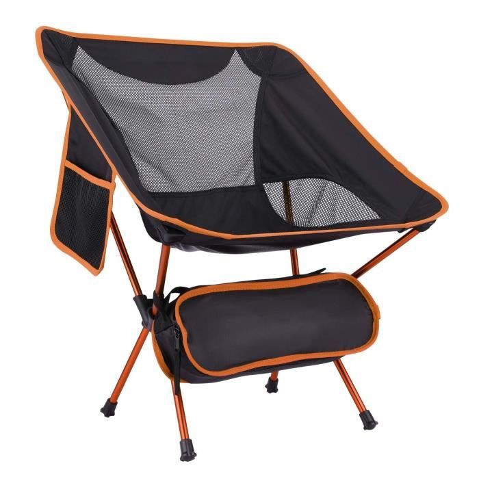 Tabouret De Camping Pliable Trespass Ritchie - Trépied - Gris Tempête - Sac De Transport Inclus - Charge Max 120 Kg - Léger Et Robuste