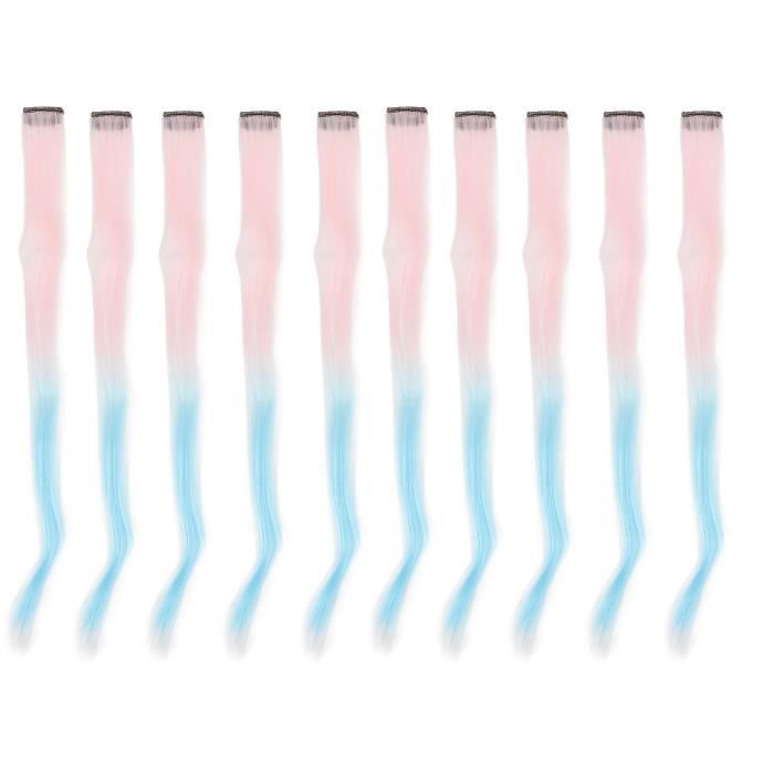 Pince Color (Rose Dégradé Bleu Ciel)10 Pièces Pince Colorée Dans Le Dégradé De ...