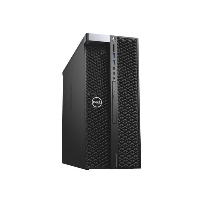 Vente Ordinateur de bureau DELL Precision 5820 Tower - MDT - 1 x Xeon W-2123 / 3.6 GHz - RAM 16 Go - SSD 512 Go - Graveur de DVD - Quadro P2000 - GigE pas cher Vente Ordinateur de bureau DELL Precision 5820 Tower - MDT - 1 x Xeon W-2123 / 3.6 GHz - RAM 16 Go - SSD 512 Go - Graveur de DVD - Quadro P2000 - GigE pas cher