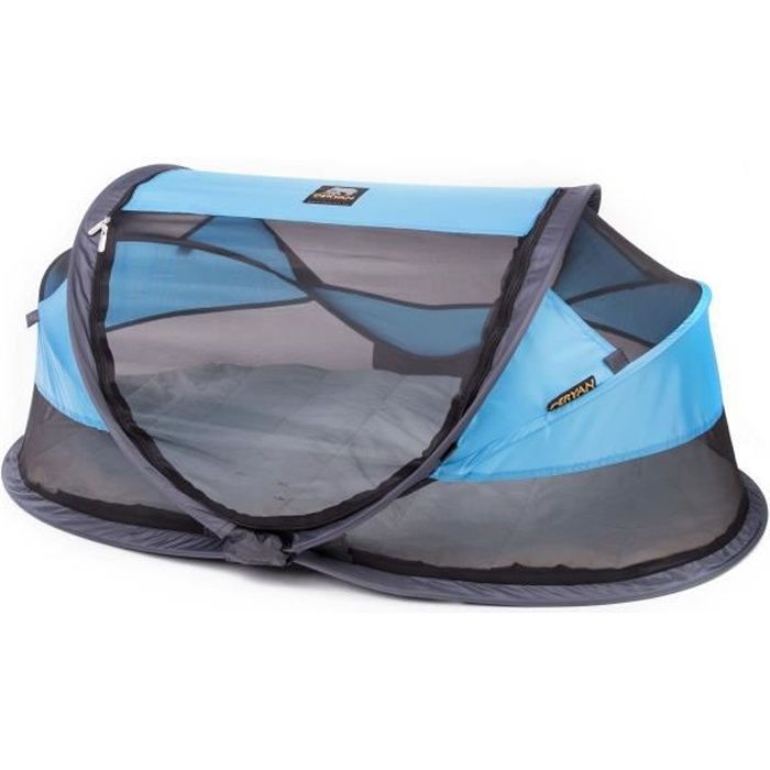 Deryan Lit De Voyage Tente Bebe Luxe Blue Bleu Cdiscount Puericulture Eveil Bebe