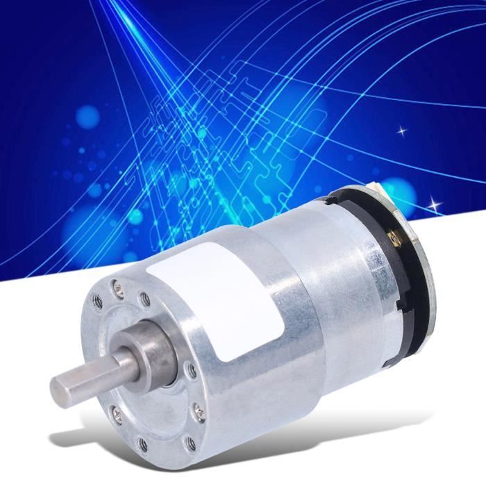 Agatige Micro Moteur Réducteur DC12V 68RPM – Engrenages Métal CW/CCW Pour Bricolage Robot