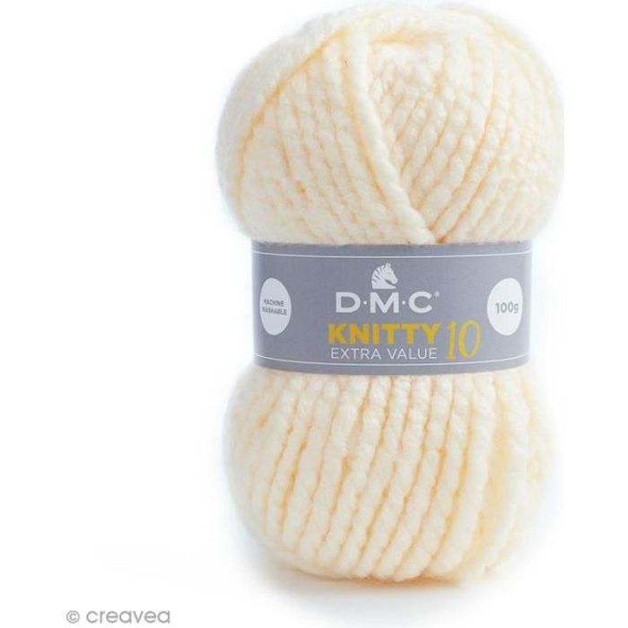 Laine Knitty 10 DMC - 100 g Coquille D'oeuf 993