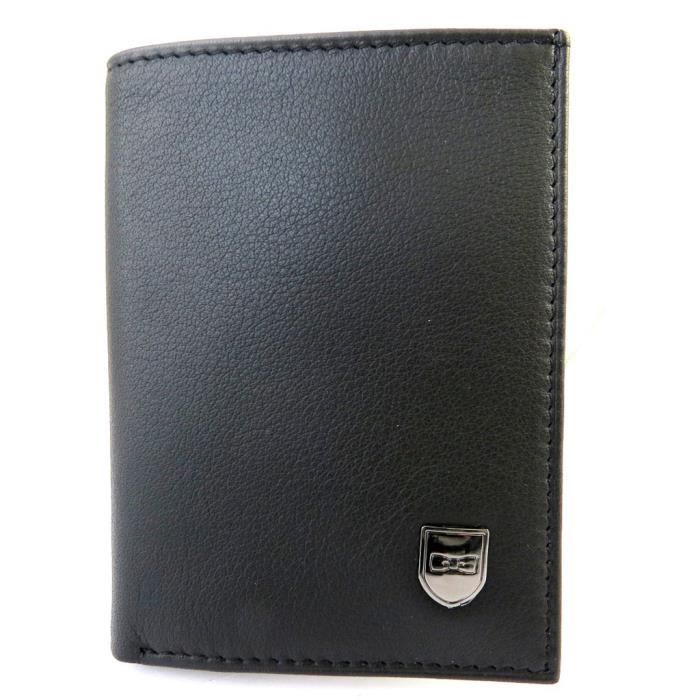 Eden Park [M4395] Portefeuille cuir "Eden Park" noir (11. 5x8. 5x1. 5