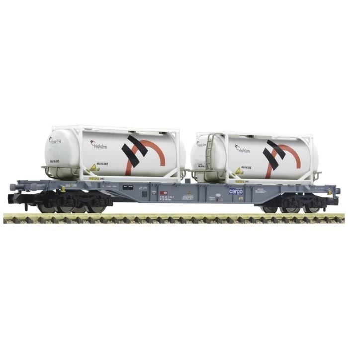 FLEISCHMANN Set 2 wagon porte-containers SBB CFF + 2 containers 40ft DSM N 1/160