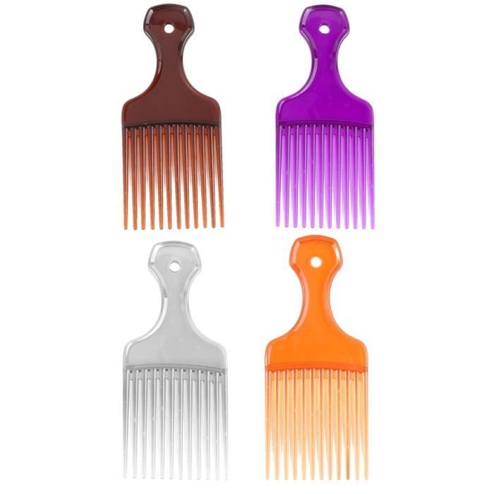 Peigne De Coiffure Professionnel Grand - Dents En Acier Doré - Pour Hommes - Neuf