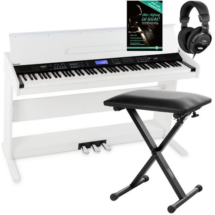 Piano Numerique E-piano Clavier 61 Touches 100 Sons USB Support