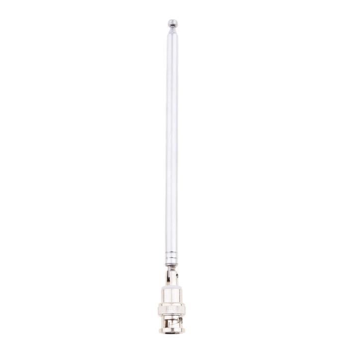 Antennes Antenne Radio Antennes TV Antenne Longue Antenne Télescopique Ton Argent 7 Sections 62cm 24 