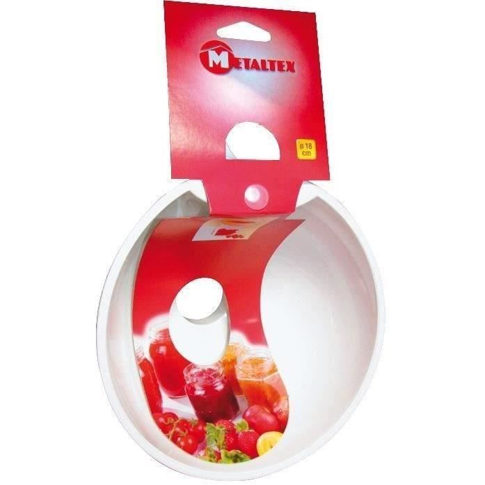 Metaltex Entonnoir extra large pour confiture - Entonnoir spécial confiture - Diamètre 18 cm - Avec poignée