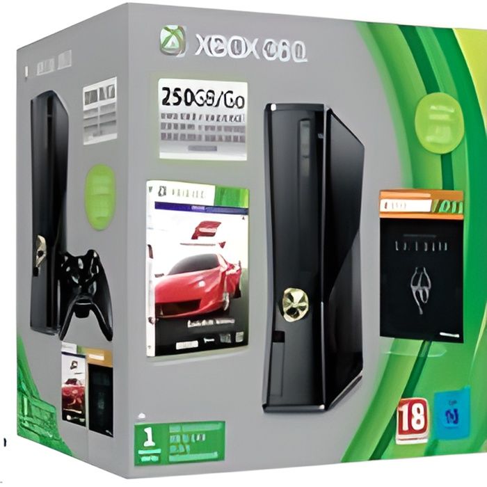 Microsoft Xbox 360 Console 250go+Forza 4+Skyrim - Microsoft