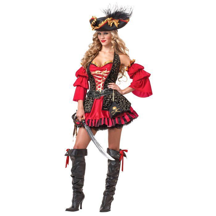 23GUANYI Deguisement Pirate Femme, Déguisement Carnaval Femme, Costume Pirate Femmes avec Foulard Cache Oeil Boucle d'Oreille Cheveux Perroquet Gonflable, Costume Carnavals pour Carnaval Fête 23GUANYI Deguisement Pirate Femme, Déguisement Carnaval Femme, Costume Pirate Femmes avec Foulard Cache Oeil Boucle d'Oreille Cheveux Perroquet Gonflable, Costume Carnavals pour Carnaval Fête
