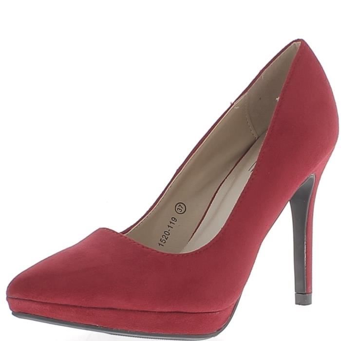 escarpins plateforme pas cher