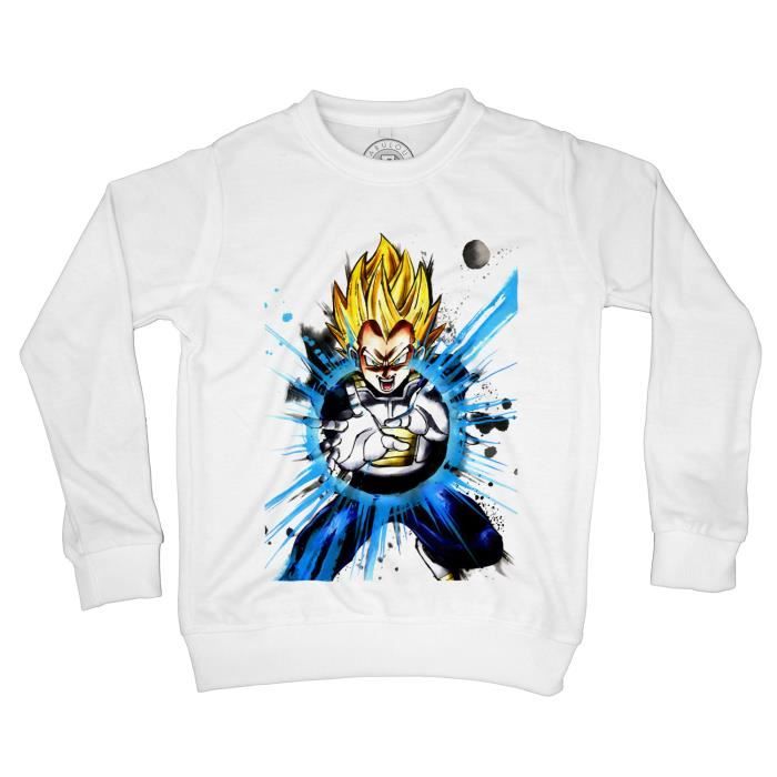 Sweat-Shirt enfant vegeta canon garric dragon ball z super saiyan dbz manga