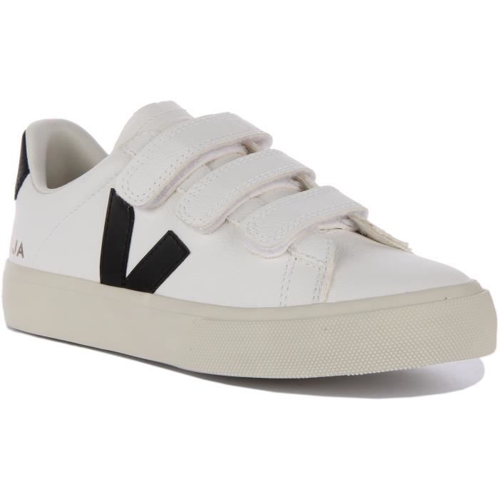 Baskets en cuir blanc pour femme Baskets en cuir blanc pour femme
