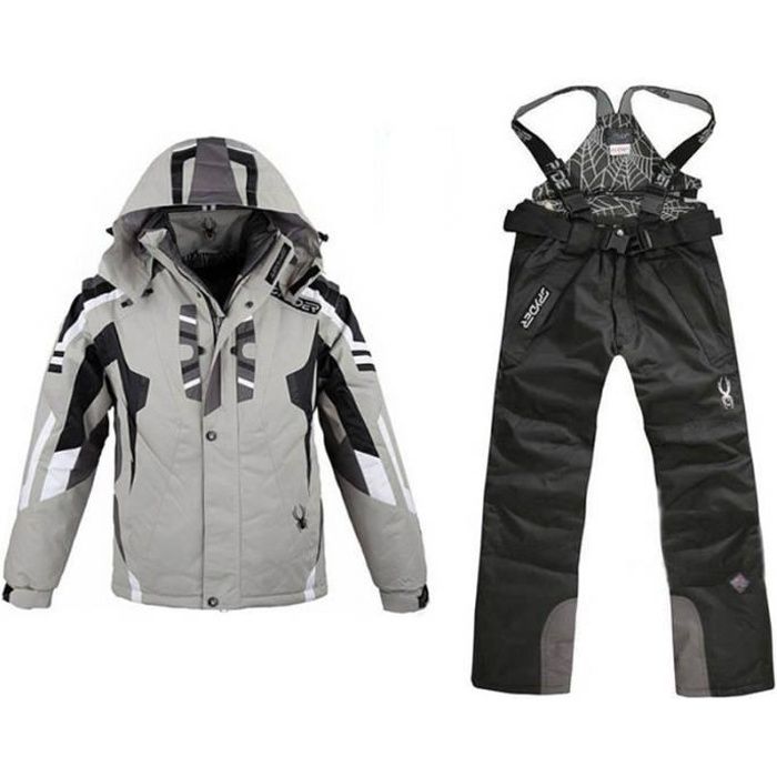 Combinaison de ski homme Contraste de mode Combinaison de ski