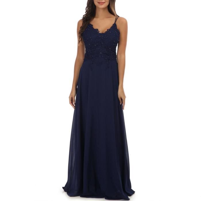 robe fluide bleu ciel