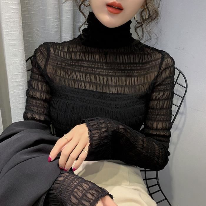 Blouse femme transparent cheap