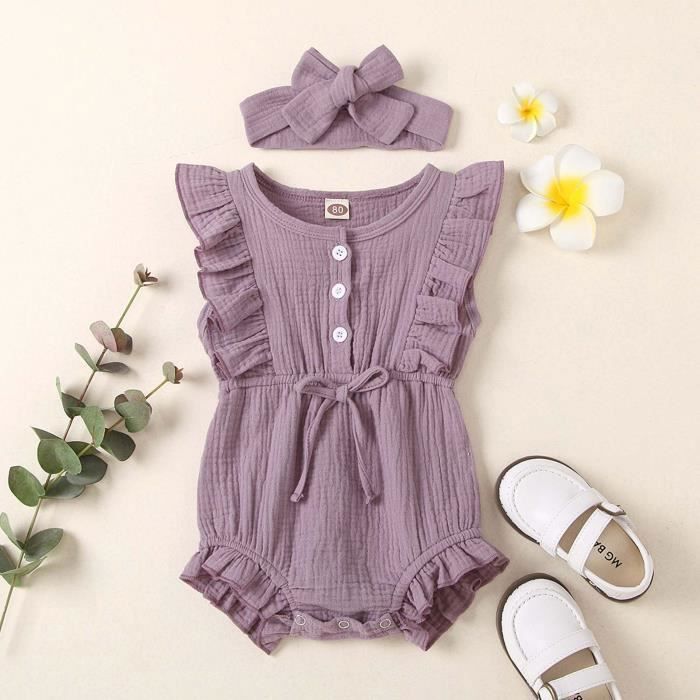Combinaison Femme Sans Manches – Salopette Volants Jeu De Couleurs | Polyester Léger Printemps-été